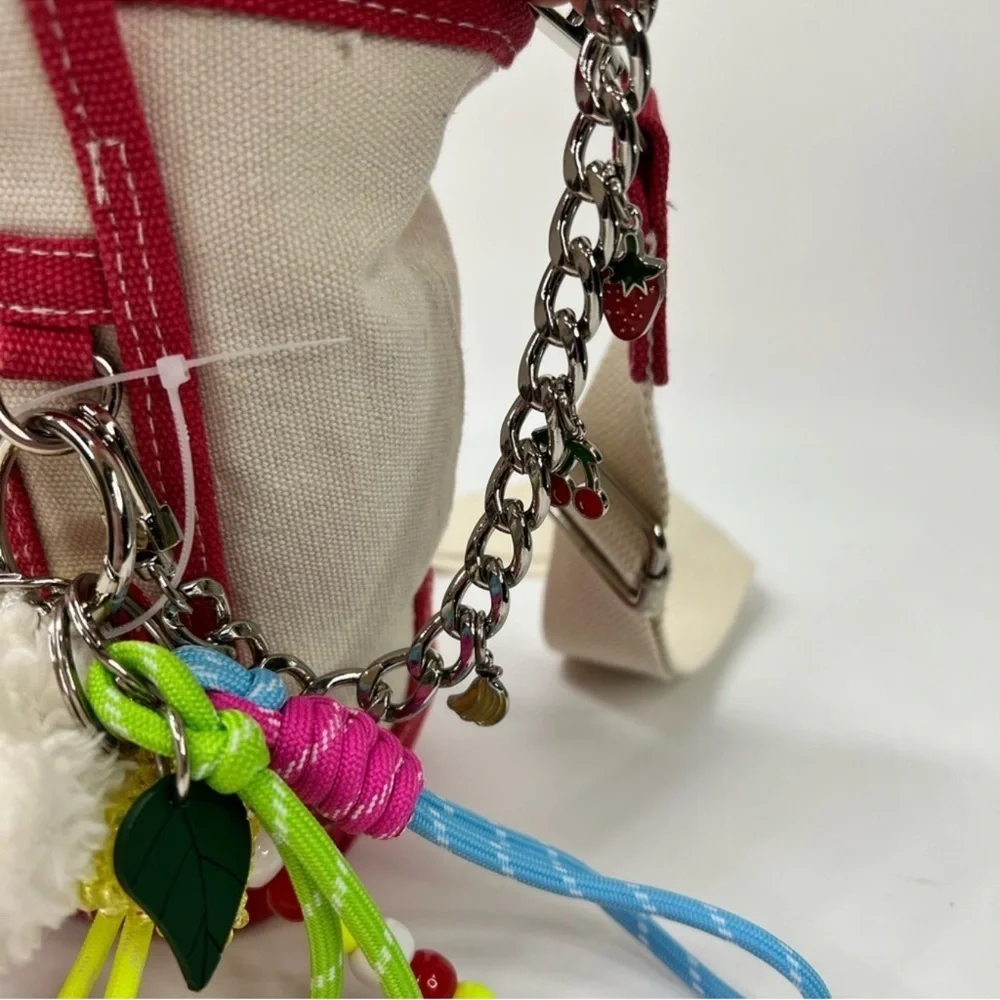 Madden Girl viral cherry tote with charms - Picture 4 of 5